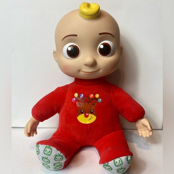 Cocomelon
Musical Holiday Christmas Deck the Hall Roto Head Plush Tummy JJ Doll - Picture 1 of 6